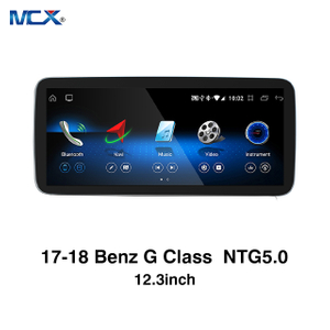 MCX 17-18 Benz G Class W641 NTG 5.0 Fabricación de pantalla táctil estéreo para automóvil de 12,3 pulgadas