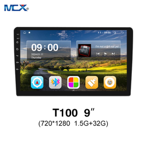 Exportador auto de la radio de la pantalla táctil de MCX T100 9 pulgadas 720*1280 1.5G+32G Android