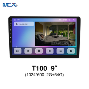MCX T100 9 pulgadas 1024*600 2G+64G Unidad principal automática inalámbrica Android chino