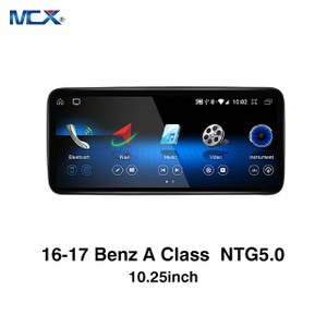 Clase NTG 5,0 del Benz A de MCX 16-17 fábricas del sistema estéreo de Android del coche de 10,25 pulgadas