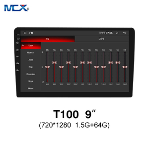 MCX T100 9 pulgadas 720*1280 1.5G+64G Android Auto Unidad principal inalámbrica Fabricante