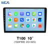 MCX T100 10\' 1024*600 2G+32G Android Reproductor de DVD para coche Navegación Gps a granel
