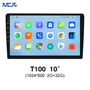MCX T100 10' 1024*600 2G+32G Android Reproductor de DVD para coche Navegación Gps a granel