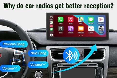 ¿Por qué la radio con pantalla del automóvil obtiene una mejor recepción?