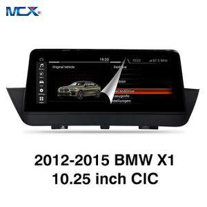 MCX 2012-2015 BMW X1 Fabricación de reproductor de audio para automóvil CIC de 10,25 pulgadas