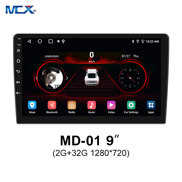 MCX MD-01 9 pulgadas 2+32G 1280*720 DSP Sistema estéreo para automóvil Empresa