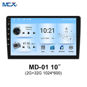 Unidad principal de radio de coche MCX MD-01 10 pulgadas 2 + 32G 1024*600 DSP China