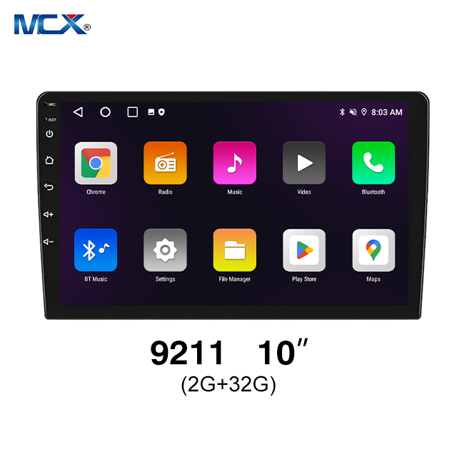 MCX 9211 Reproductor multimedia para coche con pantalla táctil HD de 10 pulgadas 2+32G a granel