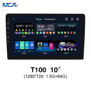 MCX T100 10 en reproductor de DVD Android 1280*720 1.5G+64G para fábricas de automóviles