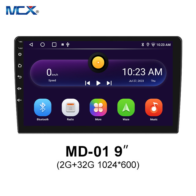 Exportador de unidad principal de pantalla MCX MD-01 9 pulgadas 2+32G 1024*600 DSP