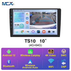 MCX TS10 4 + 64G 10 '' Fabricantes estéreo de radio de coche Android con pantalla táctil