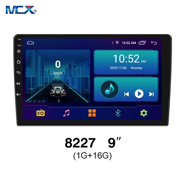 MCX 8227 9 pulgadas 1+16G DSP AHD Radio con pantalla táctil a granel