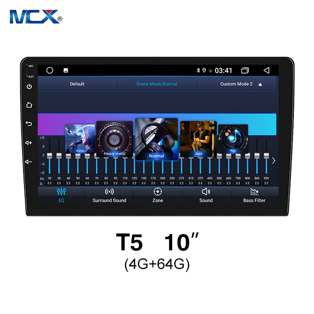 MCX T5 10 '' 4 + 64G 360 Radio Universal Android Estéreo para automóvil al por mayor