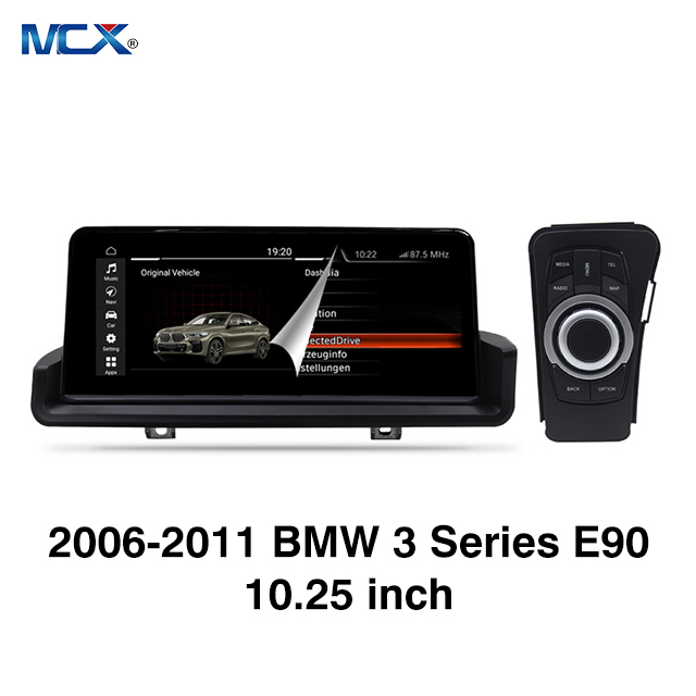 MCX 2006-2011 BMW Serie 3 E90 Proveedor de monitor Android de 10,25 pulgadas