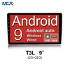 Exportadores de reproductores Android para coche MCX T3L 9\'\' 2+32G Mirror Link BT