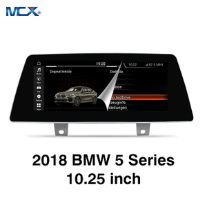 MCX 2018 BMW Serie 5 venta al por mayor de pantalla táctil de coche WiFi con entrada auxiliar de 10,25 pulgadas