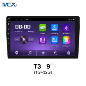 Proveedores de sistemas de radio automotrices MCX T3 9 pulgadas 1 + 32G HD