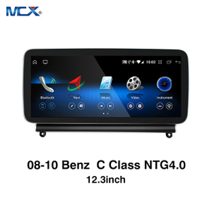 MCX 2008-2010 Benz Clase C W204 NTG 4.0 12,3 pulgadas Empresa de radio de coche