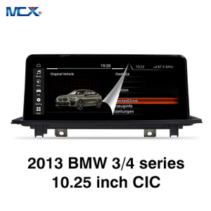 MCX 2013 BMW 3/4 Series10.25 pulgadas CIC Car Media Player Android fabrica