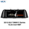 MCX 2013-2017 BMW Serie 5 Agencia de unidad principal Carplay NBT de 10,25 pulgadas