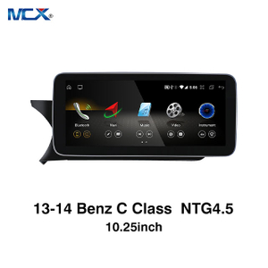 MCX 13-14 Benz Clase C W204 NTG 4.5 Reproductor multimedia Android para coche de 10,25 pulgadas China