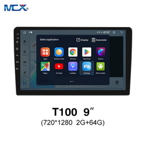 MCX T100 9 pulgadas 720*1280 2G+64G Radio de coche con pantalla táctil y productor de Bluetooth