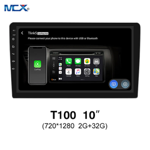 MCX T100 10 pulgadas 720*1280 2G+32G Android estéreo para coche con DVD al por mayor