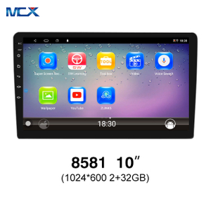 MCX N81 8581 10 pulgadas 1024*600 2+32GB Wifi Gps Doble Din Car Stereo Provider