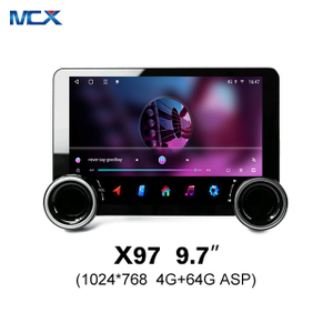 MCX 9,7 pulgadas X97 4+64G ASP BT5.0 Fabricante de estéreo para automóvil Android con doble perilla