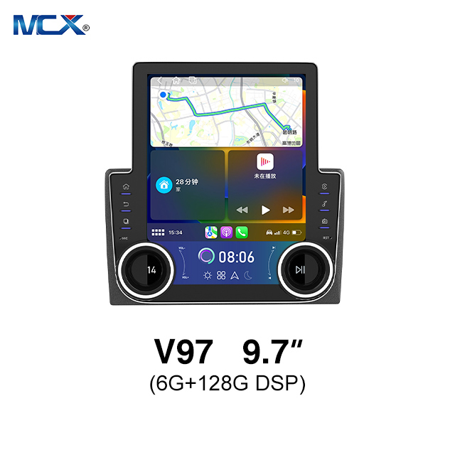 MCX 9,7 pulgadas V97 DSP 6+128G BT5.0 WiFi 4g Fabricantes de estéreo para coche Android con doble perilla