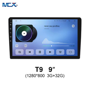 MCX T9 3+32G 9 pulgadas 1280*800 Bluetooth Mirror Link Reproductor estéreo para coche al por mayor