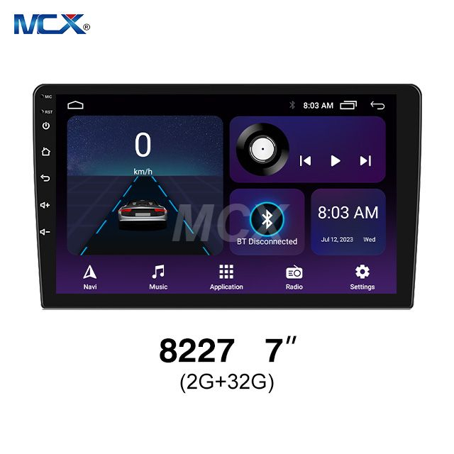 MCX 8227 Fabricantes de audio para automóvil IPS Bluetooth 2 + 32G de 7 pulgadas