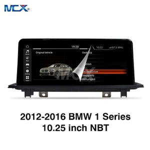 MCX 2012-2016 BMW Serie 1 10,25 pulgadas NBT Touch Car Audio Factory