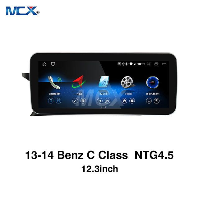 MCX 13-14 Benz Clase C W204 NTG 4.5 Sistema multimedia para automóvil de 12,3 pulgadas Trader