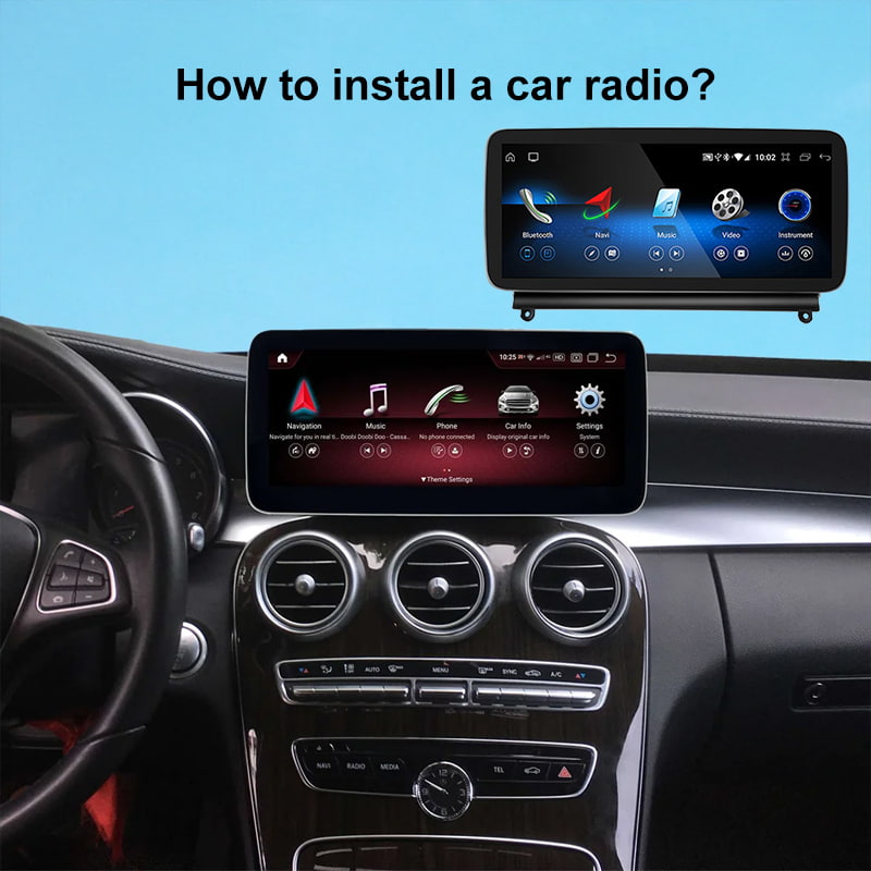 cómo instalar una radio de coche