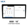 MCX N81 8581 10 pulgadas 1024*600 4+64g Android 10 doble Din Car Play estéreo chino