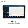 MCX T9 4+64G 9 pulgadas 1024*600 Android 13 Estéreo para automóvil con suministros de cámara de respaldo Bluetooth