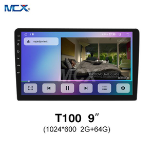 MCX T100 9 pulgadas 1024*600 2G+64G Unidad principal automática inalámbrica Android chino