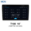 MCX T100 10 pulgadas 1280*720 2G+32G Android estéreo para coche con exportador de reproductor de DVD