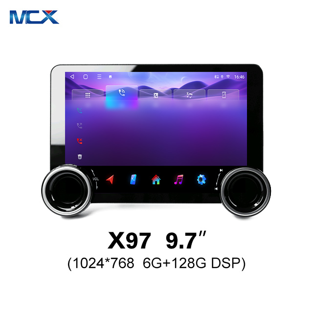 MCX 9,7 pulgadas X97 4 + 64G DSP cámara HD doble perilla pantalla táctil completa Radio de coche tienda