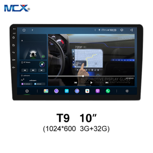 MCX T9 3+32g 10 pulgadas 1024*600 Control de voz Carplay Importadores de sistemas estéreo para automóviles