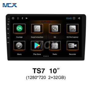 MCX TS7 10 pulgadas 1280*720 2+32 GB HD Pantalla táctil Radio Car Audio Empresas