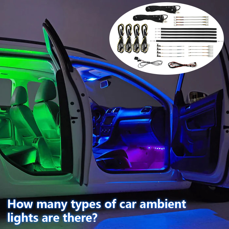 ¿Cuántos tipos de luces ambientales para automóviles existen?