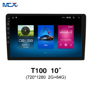 MCX T100 10 en reproductor de DVD Android 720*1280 2G+64G para fábricas de automóviles