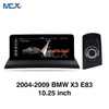 MCX 2004-2009 BMW X3 E83 Reproductor multimedia para coche de 10,25 pulgadas Empresa