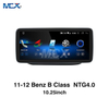 MCX 2011-2012 Benz Clase B W246 NTG 4.0 fabricante de cabezales de radio para coche de 10,25 pulgadas