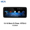 MCX 15-16 Benz G Class W641 NTG4.5 Unidad principal Android de 12,3 pulgadas al por mayor