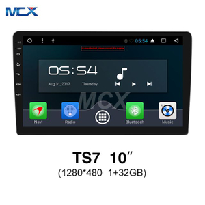 MCX TS7 1280*480 1+32GB IPS Pantalla Pantalla táctil de 10 pulgadas Radio Chino