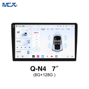 MCX Q-N4 3986 7 pulgadas 8G+128G BT WiFi Pantalla táctil Auto Radio Empresas