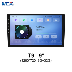 Exportadores de estéreo para coche MCX T9 3+32G 9 pulgadas 1280*720 Android 13 Bluetooth